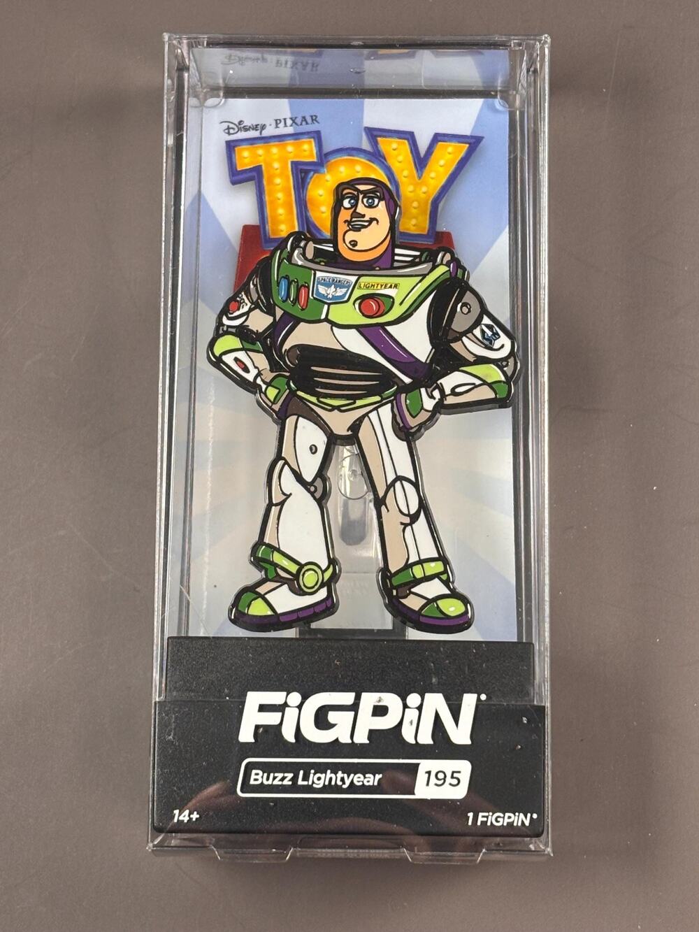 Buzz Lightyear FiGPiN #195 Disney Toy Story 4 Enamel Collector Pin New